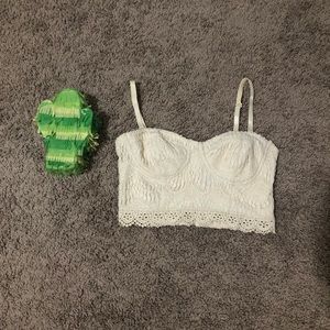 ✨ CREAM BOHO BUSTIER TOP ✨